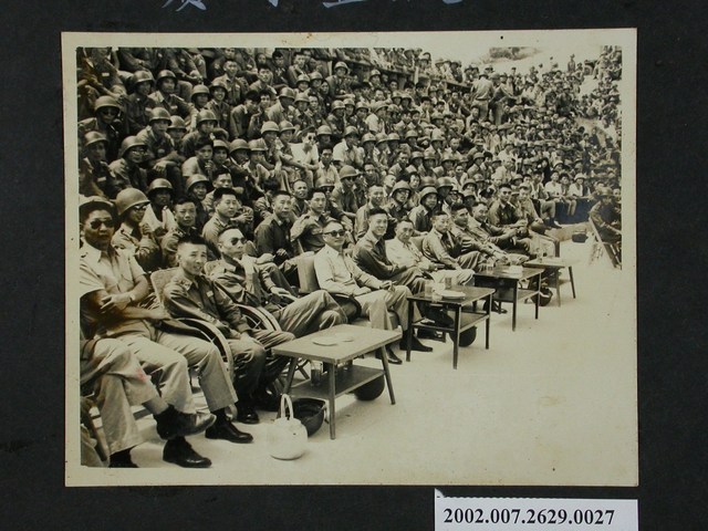 彭指揮官觀賞籃球賽 (共2張)