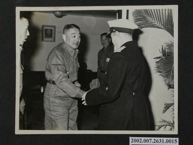 團長林濂藩少將拜會彭指揮官 (共2張)