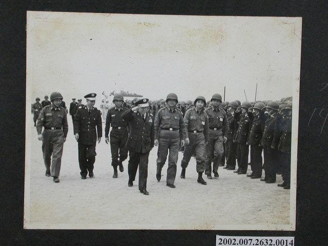 馬祖守備指揮部3軍官兵代表歡迎團長董明德中將 (共2張)