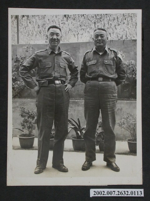 彭指揮官與王副司令合照 (共2張)