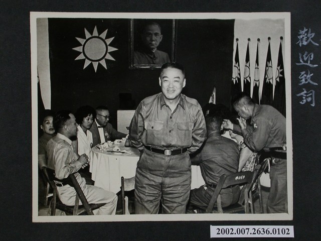 彭指揮官於隊史館設宴歡迎致詞 (共1張)