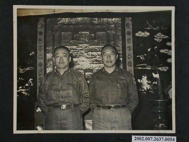 彭指揮官與何樹立委員合影 (共1張)