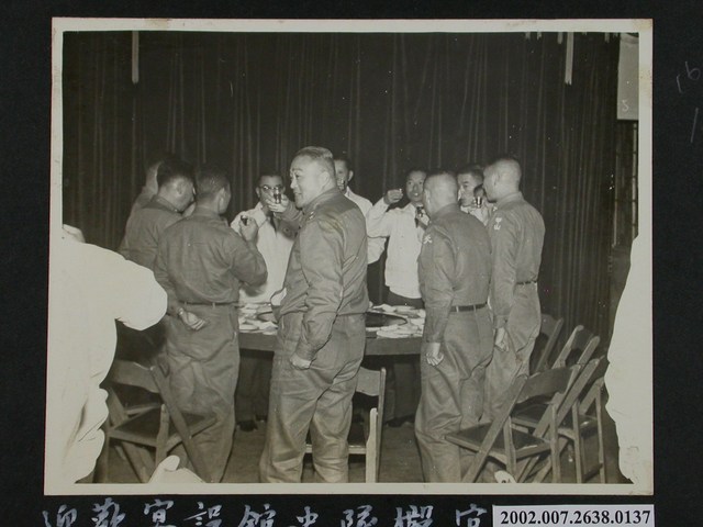 彭指揮官於隊史館設宴歡迎臺南市中等學校勞軍團 (共1張)