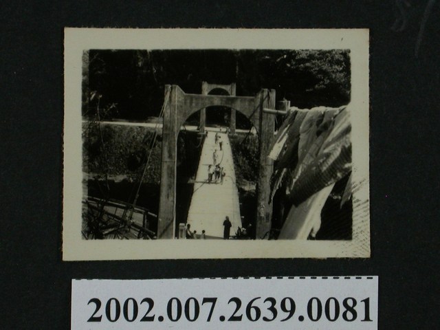 一行人行走於吊橋上 (共1張)