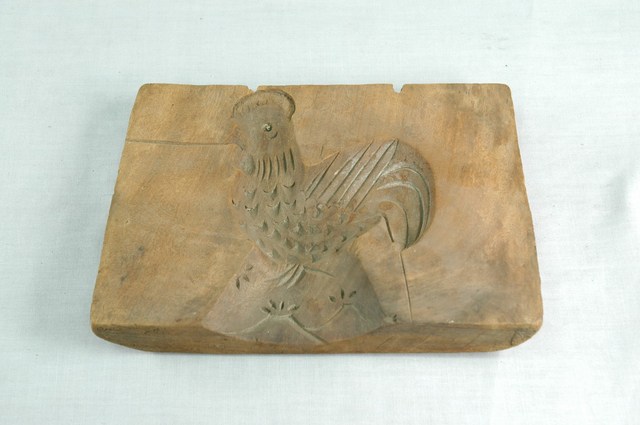 公雞連座糖塔右側印模 (共6張)