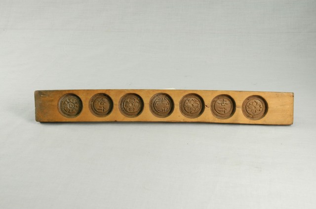 長條板單面雕八圓糕印 (共7張)