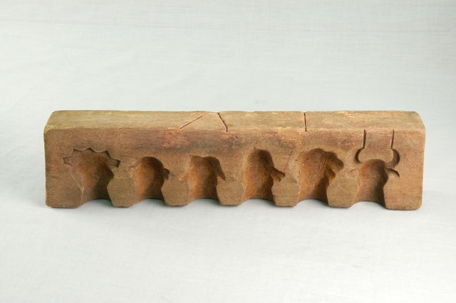 長條板單面雕西遊記人物糖塔模子 (共11張)