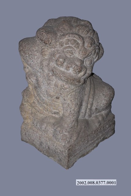 墓手石獅組之一 (共2張)