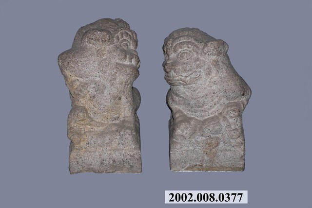 墓手石獅組 (共1張)