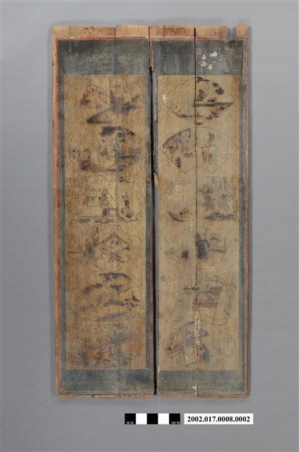 林大有宅彩繪板壁之二 (共2張)