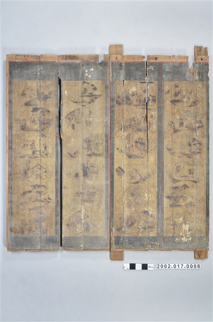 林大有宅彩繪板壁 (共2張)