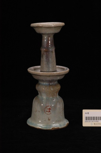 灰青釉冰裂紋燭臺 (共15張)