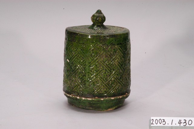 綠釉萬字紋燈閣組 (共6張)