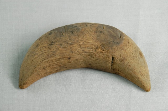 竹製茭杯之一 (共2張)