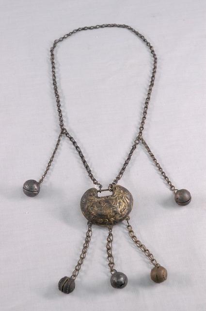 長命龍魚紋荷包形長命鎖 (共5張)