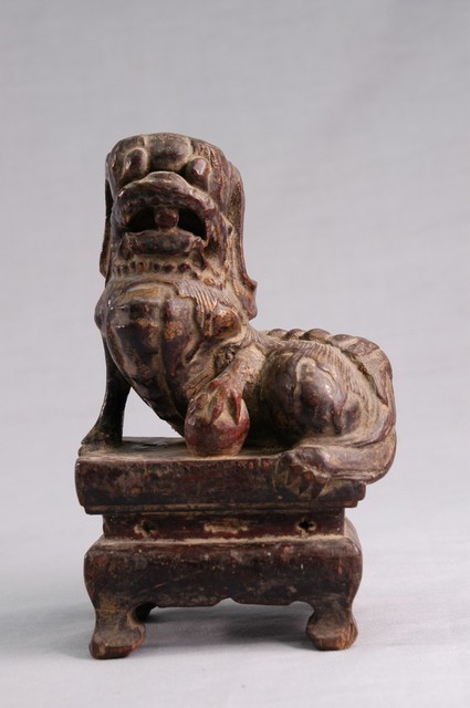 木雕公獅 (共2張)