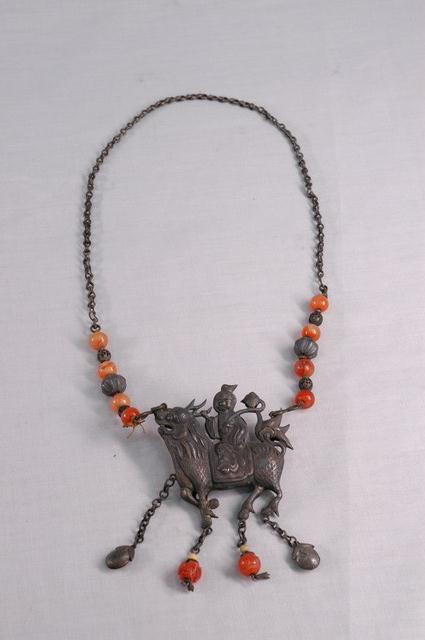 麒麟送子瑪瑙串珠長命鎖 (共5張)