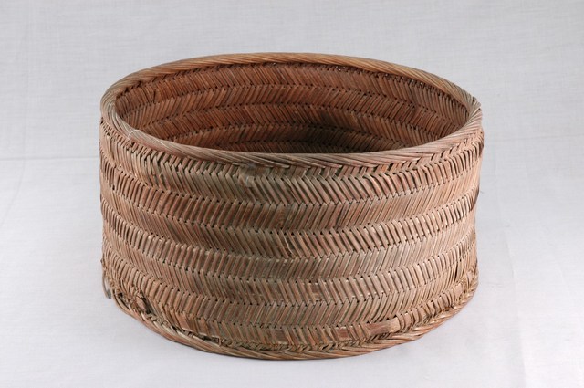 竹編雜物籃 (共2張)