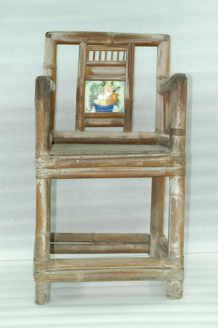 竹製鑲花磚太師椅 (共11張)