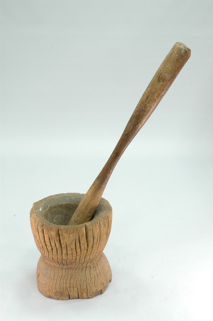縮腰式中型木杵臼組 (共1張)