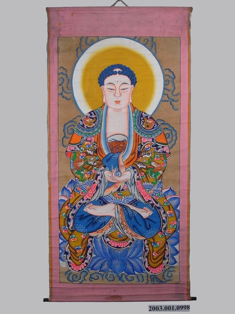 【真作】釋英範/南無釈迦牟尼佛/掛軸☆宝船☆AB-411 真作】釋英範/南無釈迦牟尼佛/掛軸☆宝船☆AB-411