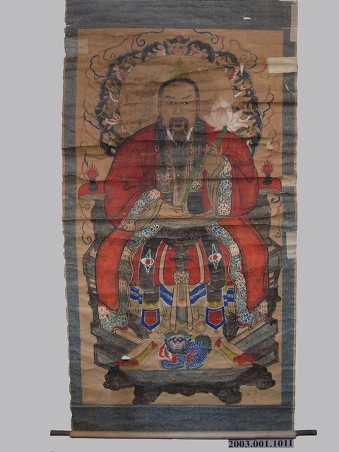 靈寶天尊畫像掛軸 (共1張)