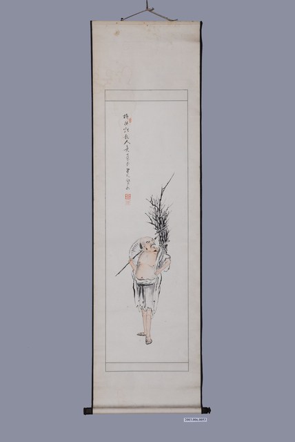 呂璧松樵夫圖掛軸 (共1張)