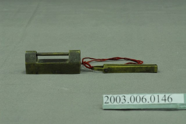 紅銅一字廣鎖 (共3張)