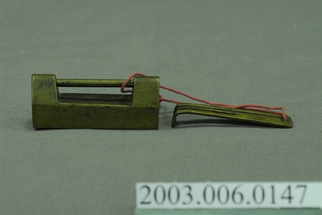 紅銅一字廣鎖 (共3張)