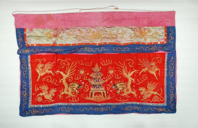 雙龍拜塔金獅賜福桌裙 (共7張)