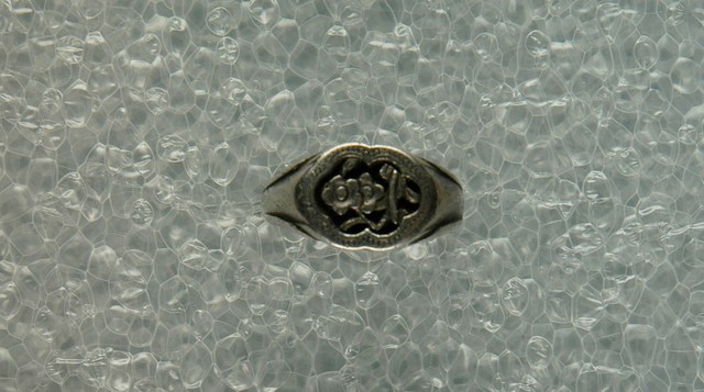 雙花金屬戒指 (共2張)