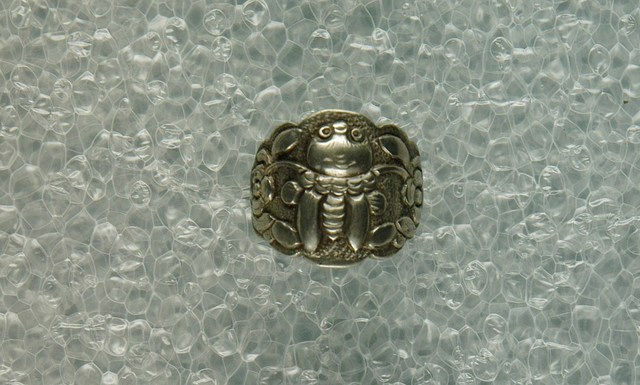 知了造型金屬戒指 (共2張)