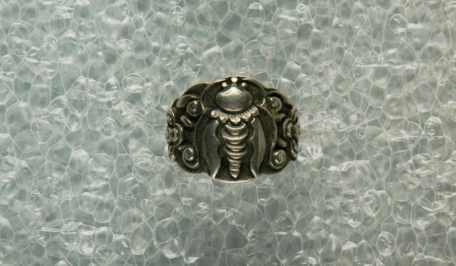 知了造型金屬戒指 (共2張)