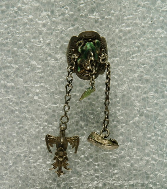 蟾蜍嵌鳳凰樣式金屬戒指 (共2張)