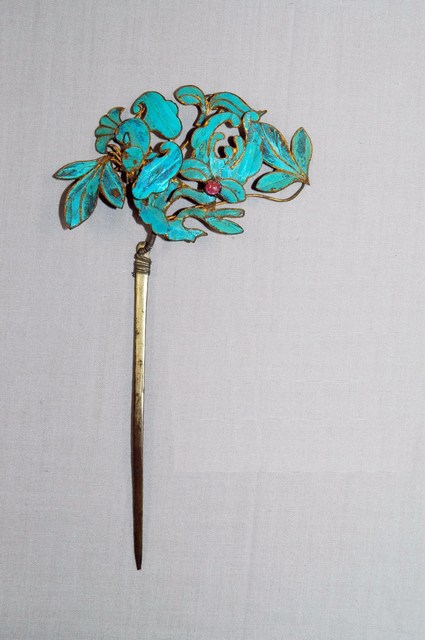 花葉翠羽造型髮簪 (共3張)