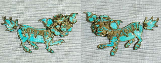 麒麟翠羽簪1對 (共3張)