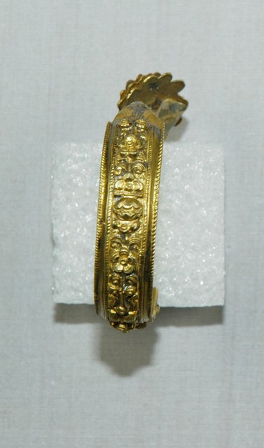 鎏金花朵耳環1對左耳 (共3張)