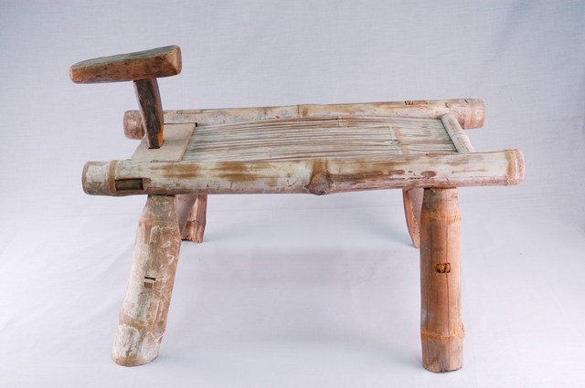 竹製挫簽櫈 (共2張)