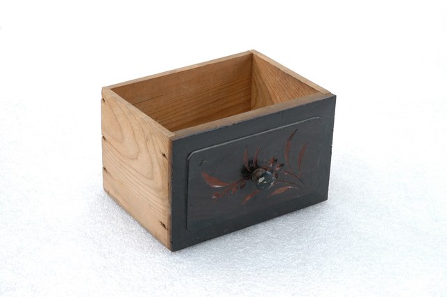 木製梳粧桌梳妝鏡右側小抽屜 (共2張)