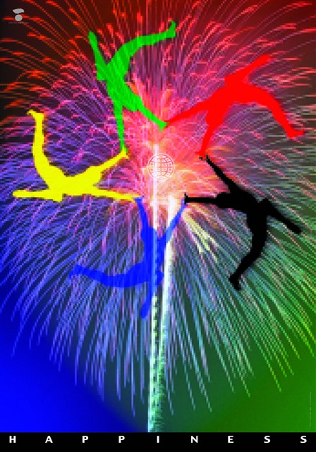 快樂主題海報作品之3「快樂」 (共1張)