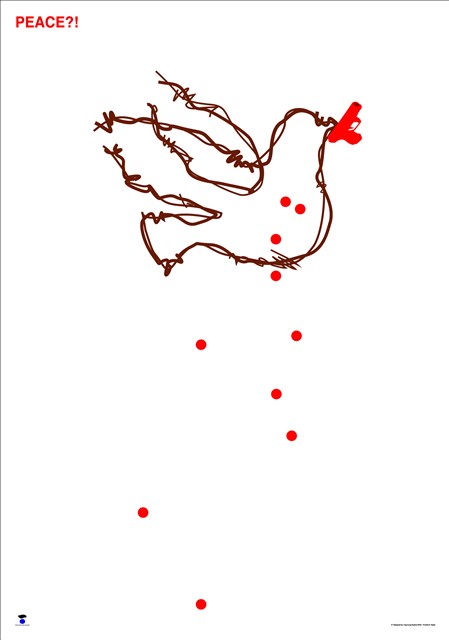 和平主題海報作品7「和平封鎖戰爭」 (共1張)