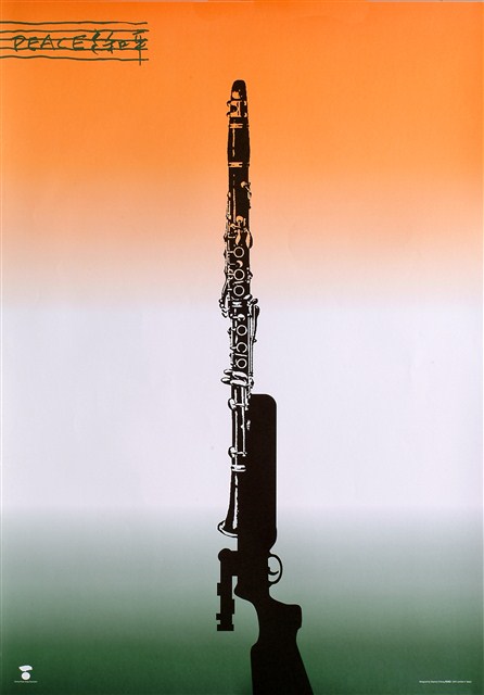 和平主題海報作品15「槍．管一念」 (共1張)