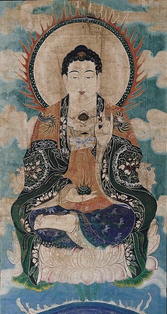 藥師琉璃佛畫像掛軸 (共1張)