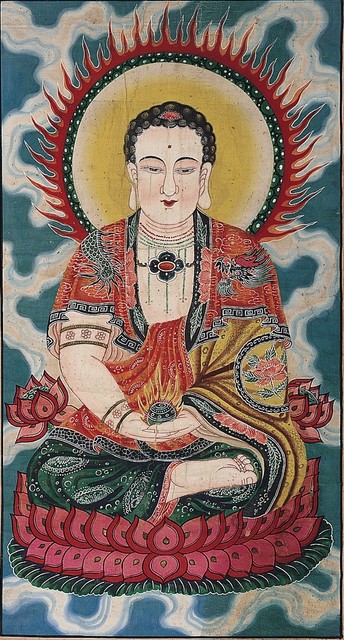 釋迦牟尼佛畫像掛軸 (共1張)