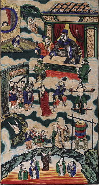 第七殿地獄圖掛軸 (共1張)