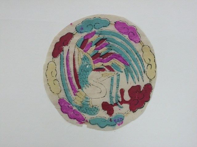 團鶴版印彩紙 (共2張)