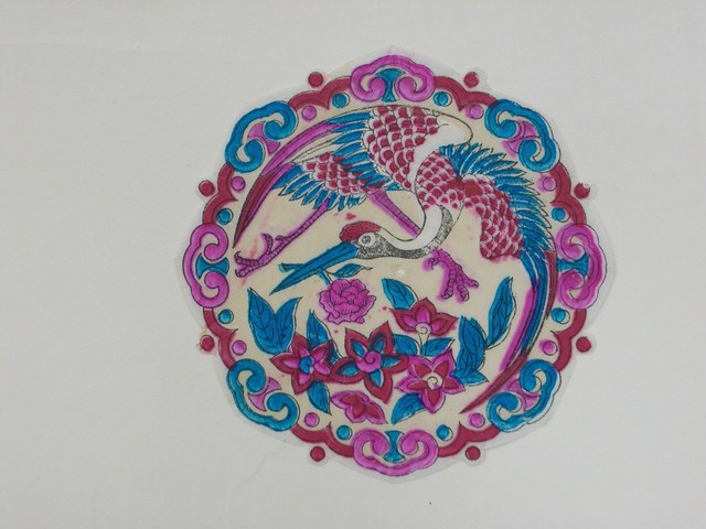 團鶴彩紙 (共2張)