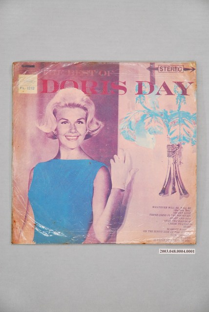 第一唱片公司出版編號「FL-1212」英語流行歌曲專輯《桃樂絲黛最佳歌曲》唱片封套 (共4張)