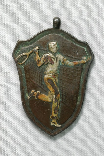 豐原郡庭球大會鄉大典紀念徽章 (共5張)