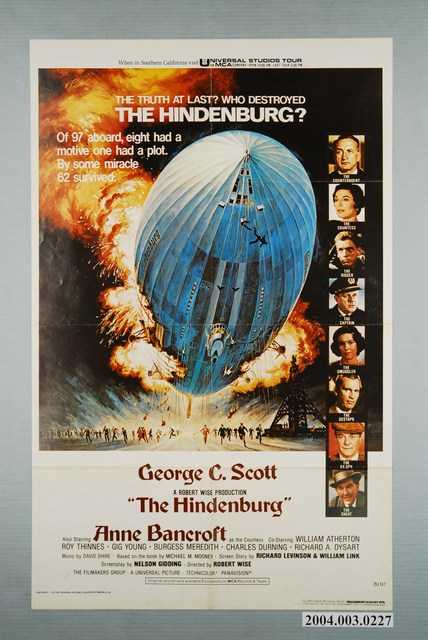 《The  Hindenburg》電影海報 (共2張)
